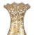 Chinese Porcelain Yuhuchunping 30 Inch Gold and White Palace Vase With Scalloped Top For Sale - Image 10 of 12