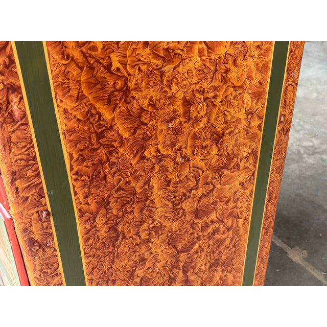 19th C. American Artisan Painted Mule Chest of Drawers For Sale - Image 16 of 18
