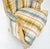 French Provincial Funky Upholstery Painted & Carved Frame French Ballon Back Arm Lounge Chair MINT For Sale - Image 3 of 16