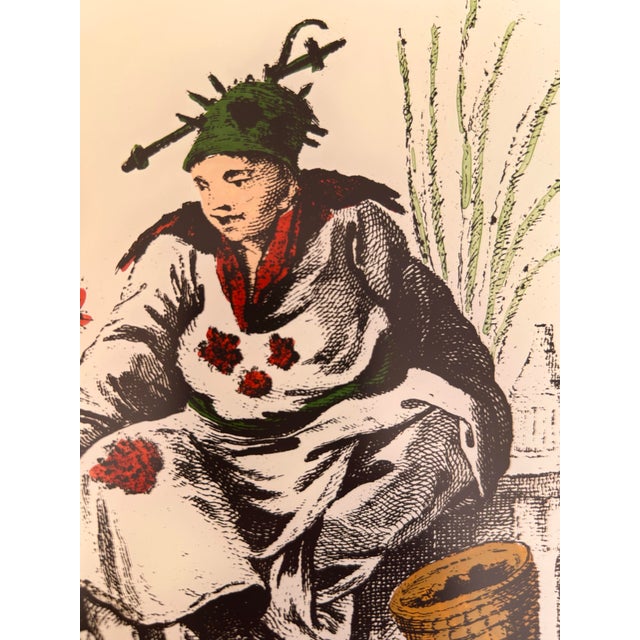 Chinoiserie Pair of Vintage Chinoiserie Eglomise Reverse Glass Paintings For Sale - Image 3 of 10