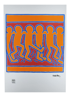 Keith Haring, Figurative Composition, Limited Edition Lithograph, 1990s