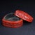 Vintage Chinese Carved Cinnabar Lacquer Heart-Shaped Box, Dragon & Phoenix Among Peonies For Sale - Image 9 of 10