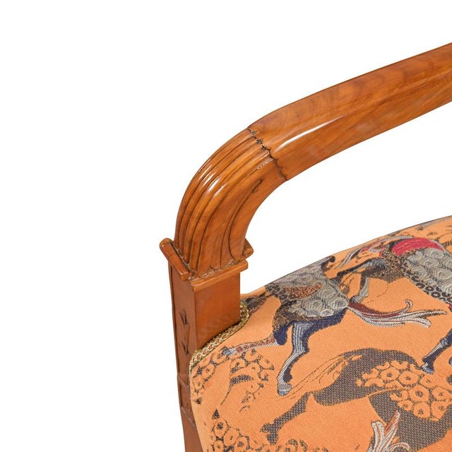 Seating Set in Cherry Wood, France, 1810s, Set of 5 For Sale - Image 9 of 13