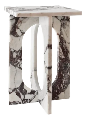 Bond Side Table in Calacatta Marble from Kiwano Concept