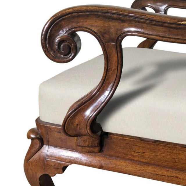 Pair of Rose Tarlow Georgina Ribbon Back Armchairs For Sale - Image 11 of 13