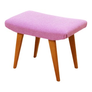 Mid Century Vanity Stool Attributed to Alfred Cox For Sale