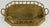 Mid 20th Century Vintage Brass Faux Bamboo Rail Gallery Tray For Sale - Image 5 of 10