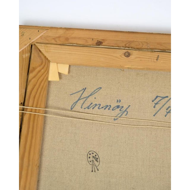 P. Svarter, Landscape, Oil on Canvas, 1970s For Sale - Image 6 of 8