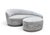 Interlude Home Left-Arm Dana Sofa/Chaise With Ottoman For Sale - Image 13 of 13