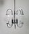 Italian Chandelier in Glass and Chrome by Sciolari, 1960 For Sale - Image 6 of 10
