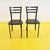 Black Modern Black Chairs, Set of 2 For Sale - Image 8 of 8