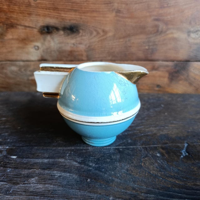 Art Deco French Tea Set for Two, 1930s, Set of 6 For Sale - Image 4 of 8