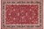 Red Beautiful Floral 1990's Pak-Persian Red/Blue Wool Rug - 6'2'' X 9'2'' For Sale - Image 8 of 9