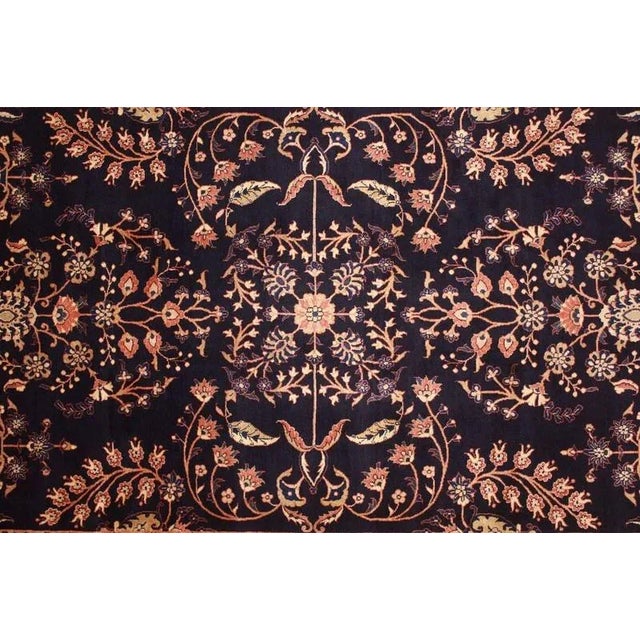 Middle Eastern Hand-Knotted Saroug Rug For Sale - Image 9 of 10