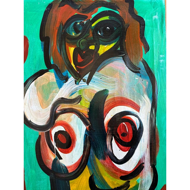 Late 20th Century Original Peter Keil Painting For Sale - Image 5 of 5