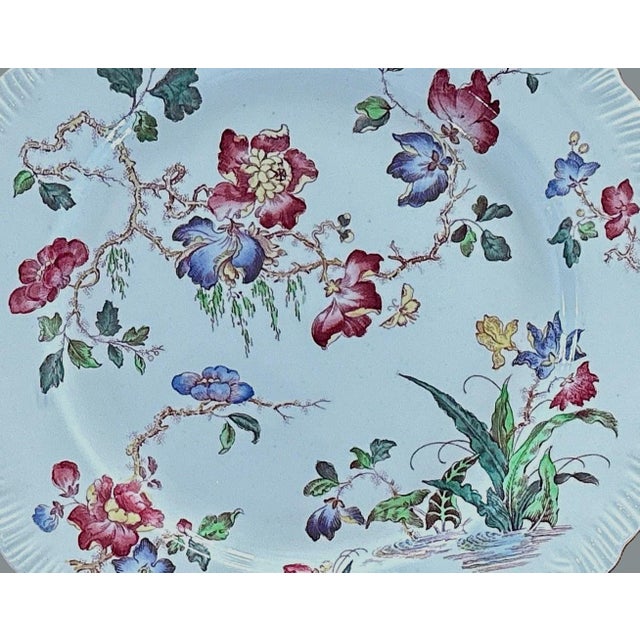 Wedgwood Etruria "Swallow" plate. Pattern: "Swallow," featuring a design with swallow birds and flowers. Markings:...