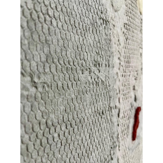 Abstract Suzanne Anker, Organic Abstract Cast Paper Sculpture Relief Painting Suzanne Anker, 1990 For Sale - Image 3 of 6