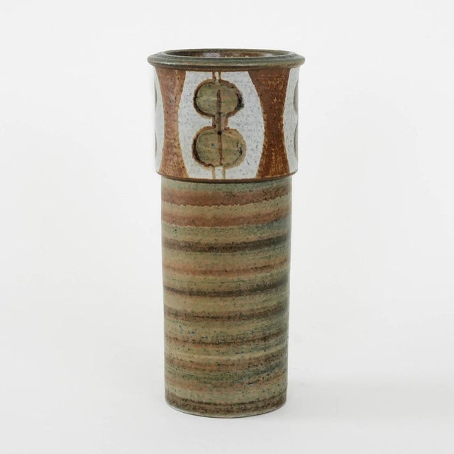 The vase was made in the 1960s by the renowned Danish manufacturer Søholm. Designed by Svend Aage Jensen. All Søholm...