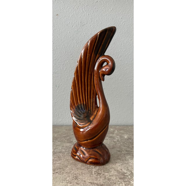 Mid Century Modern Porcelain Swan Figurine For Sale - Image 10 of 10