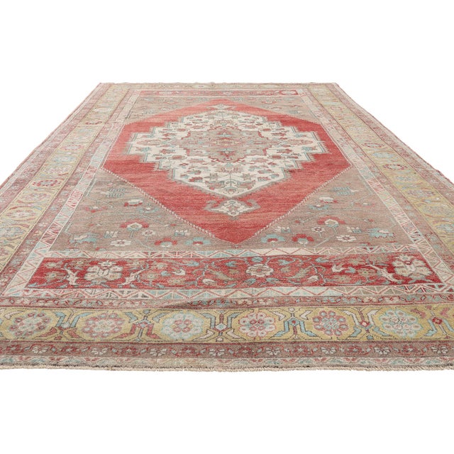 Traditional Vintage Turkish Oushak Rug, 06'07 X 11'07 For Sale - Image 3 of 10
