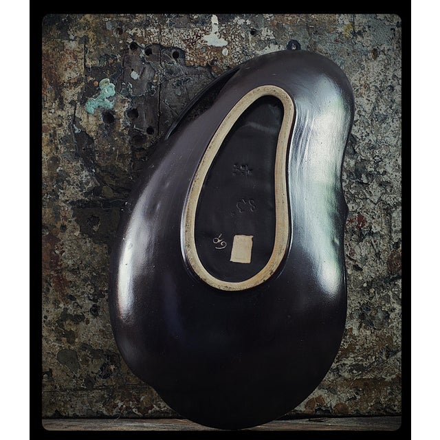 Japanese Ceramics Mingei Plate, 1950 For Sale - Image 6 of 8