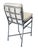 Castelle Marquis Aluminum Patio Barstools- Set of 3, Outdoor Bar Stool For Sale - Image 4 of 12