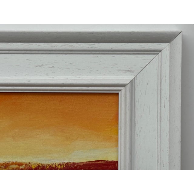 Golden Hour - Miniature Abstract Landscape Art by Contemporary British Artist 2025 For Sale - Image 13 of 13