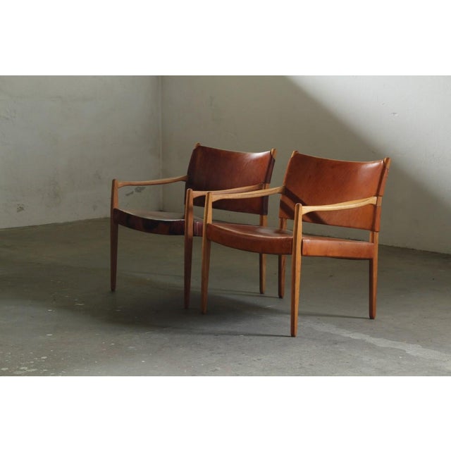 Møbelhøker is proud to present this pair of premiär 69 easy chairs, a seminal design by per-olof scotte for ikea in 1969....