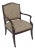 Modern Lounge Chair With Tapestry Fabric For Sale