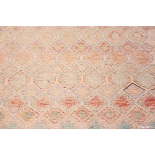 2020s Nazmiyal Collection Rustic Geometric Small Size Contemporary Area Rug For Sale - Image 5 of 6