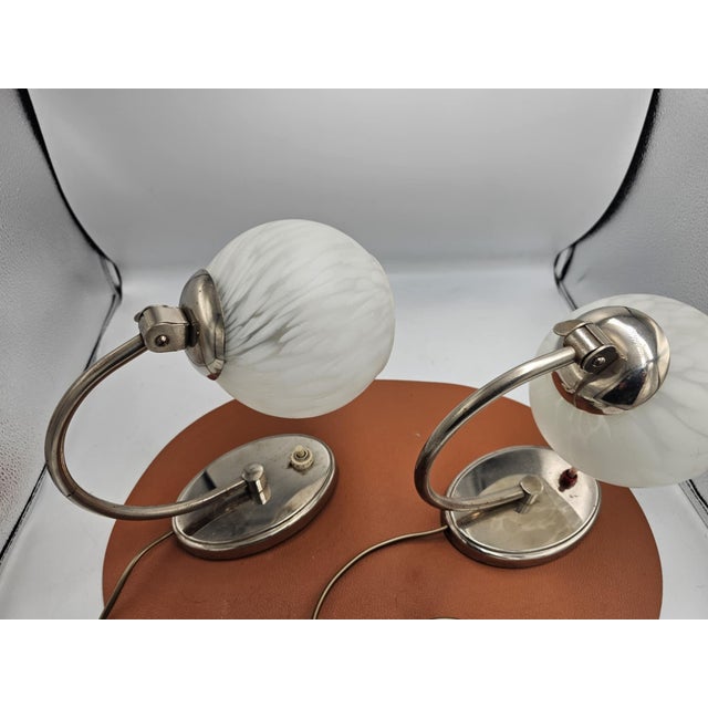 Vintage Table Lamps from Zakłady Terenowe Częstochowa, 1950s, Set of 2 For Sale - Image 3 of 9