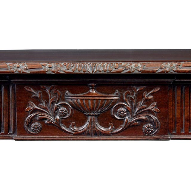 19th Century Carved Console Table in the style of Adam, 1890s For Sale - Image 10 of 11