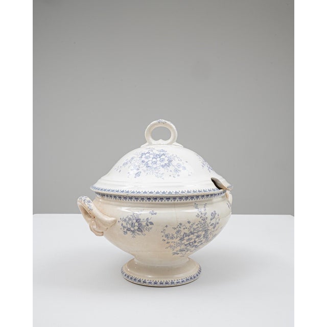 Mid-Century Modern 20th Century Dutch Special Edition Porcelain Tureen With Lid For Sale - Image 3 of 18