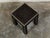 Black Vintage Italian Midcentury Faux Alligator Side Table with Metal Accents For Sale - Image 8 of 10