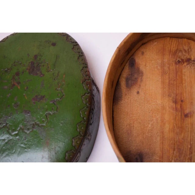 1930s Folk Art Wood-Burned and Hand-Painted Soap Box For Sale In New York - Image 6 of 13