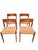 Wood Vintage Mid Century Modern Teak Danish Dinging Chairs With Rattan Paper Cord Rope Seating Set of 4 For Sale - Image 7 of 9