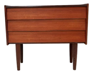 Mid-Century Scandinavian Teak Veneer Chest of Drawers, 1960s
