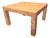 Milo Baughman Style Burl Wood Parsons End Table For Sale