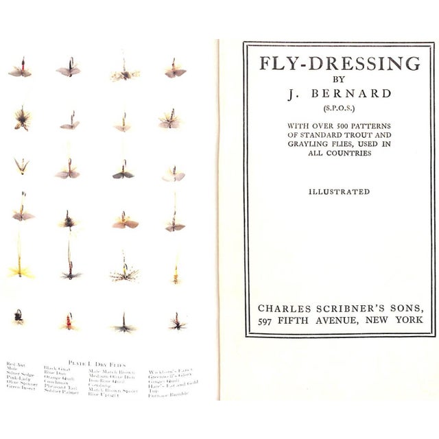 Traditional "Fly-Dressing With Five Hundred and Fifteen Patterns of Standard Trout and Grayling Flies" 1932 Bernard, J. For Sale - Image 3 of 7