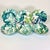 Late 20th Century Late 20th C Boho Chic Coastal Melamine Sea Creatures Salad Plates & Bowls - Set of 12 For Sale - Image 5 of 15
