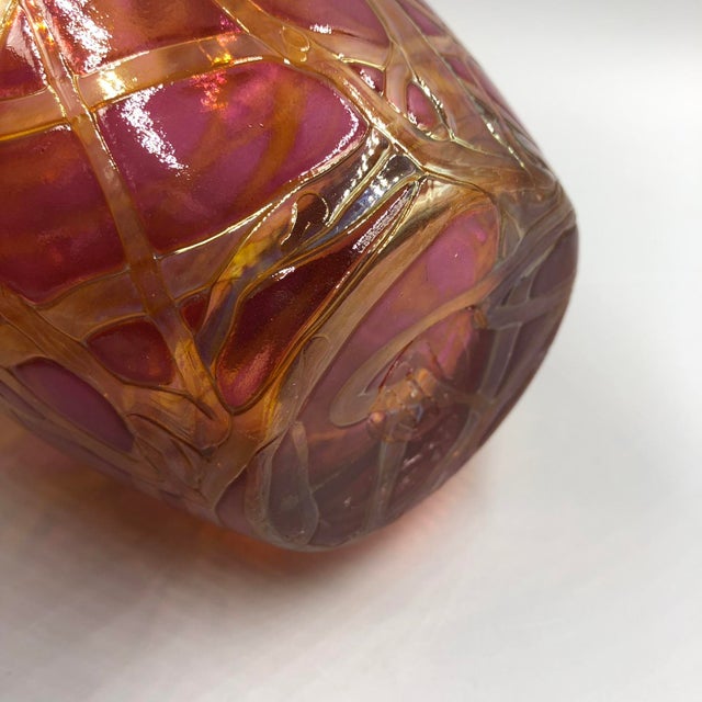 Art Nouveau Vase Pink For Sale - Image 5 of 17