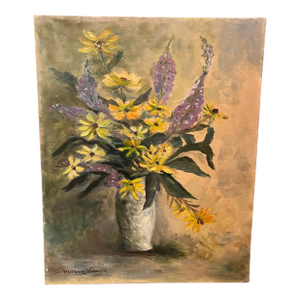 Mid Century Still Life Floral Bouquet