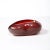 Mid-Century Modern Mid-Century Ruby Hand-Blown Pear Form Murano Glass Dish with 24k Gold Flecks For Sale - Image 3 of 10