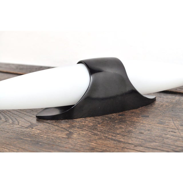 Vintage Bakelite and Milk Glass Wall Light from Bo-Niko, 1960s For Sale - Image 4 of 11