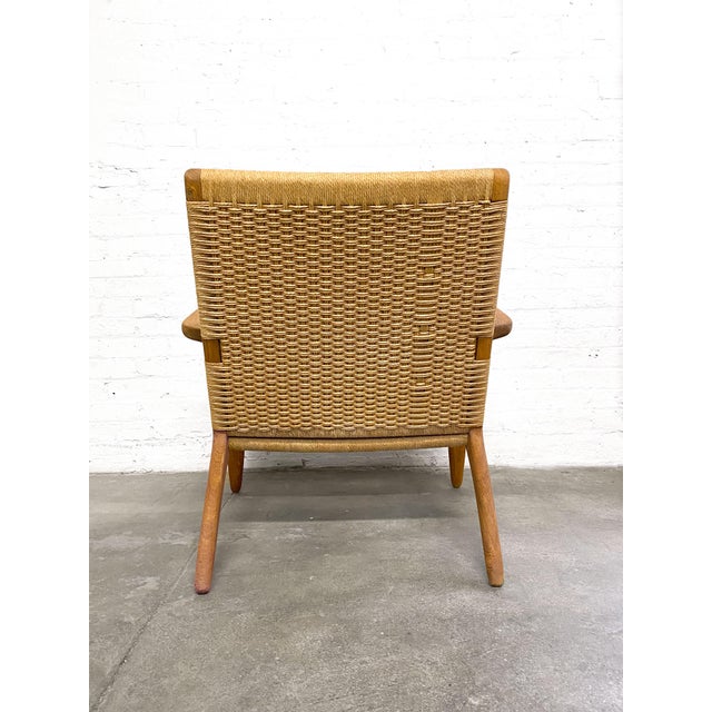 Mid Century Danish Modern Ch 25 Lounge Chair By Hans Wegner For Carl Hansen Chairish