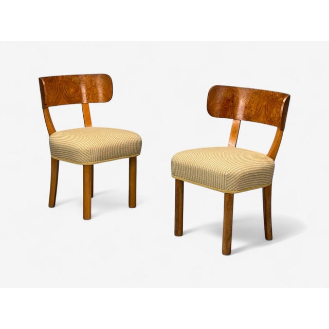 1930s Axel Einar Hjorth, Nordiska Kompaniet, Birch, Birka Chairs, Sweden, 1930s - Set of 6 For Sale - Image 5 of 15