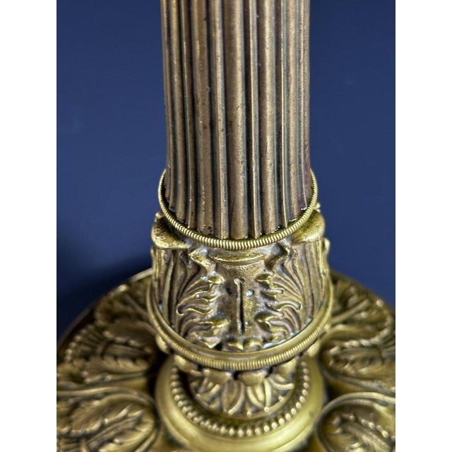 Antique French Bronze Candleholder, 1890s For Sale - Image 6 of 9
