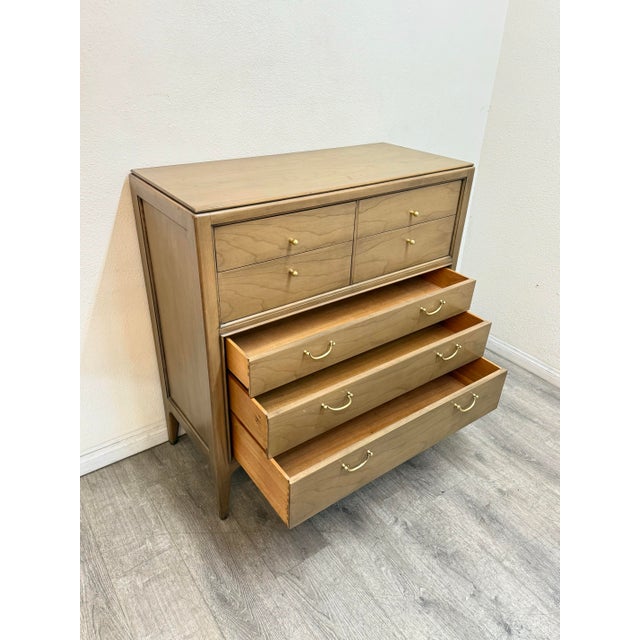 Mid Century Modern Highboy Dresser For Sale - Image 10 of 12