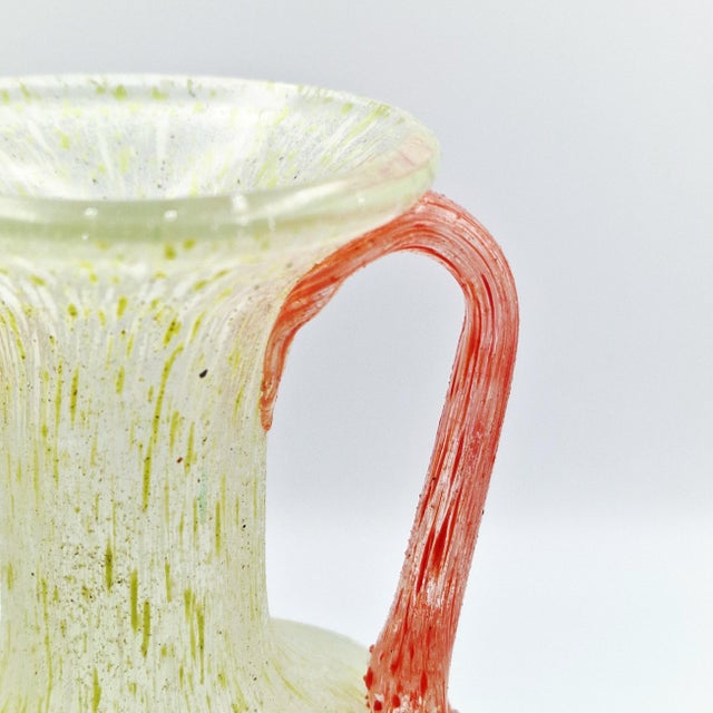 Vintage Murano Scavo Vase, 1970s For Sale - Image 9 of 18