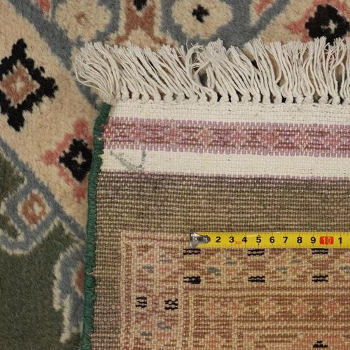 Indian Tappeto Kashmir Rug in Wool For Sale - Image 8 of 9